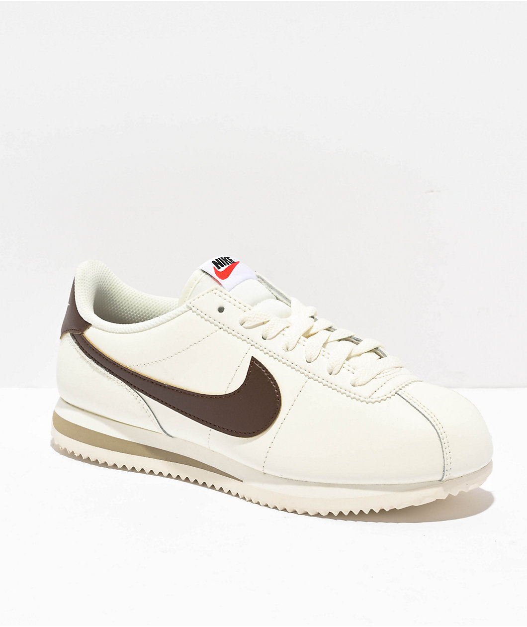 Cream nike cortez on sale