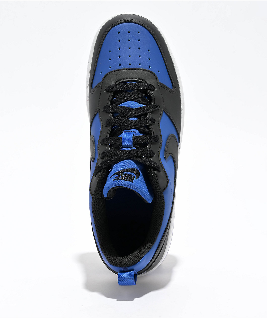 Nike Kids Court Borough Low Recraft Game Royal & Black Shoes