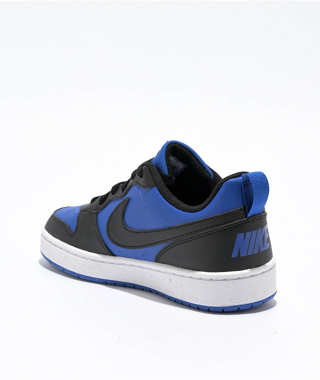 Nike Kids Court Borough Low Recraft Game Royal & Black Shoes