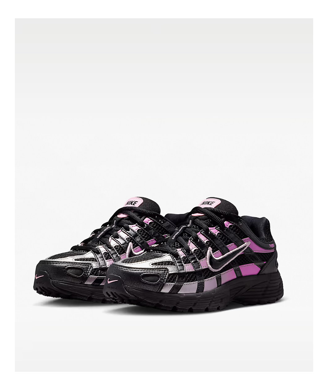 Nike Kids P-6000 SE Black & Pink Shoes