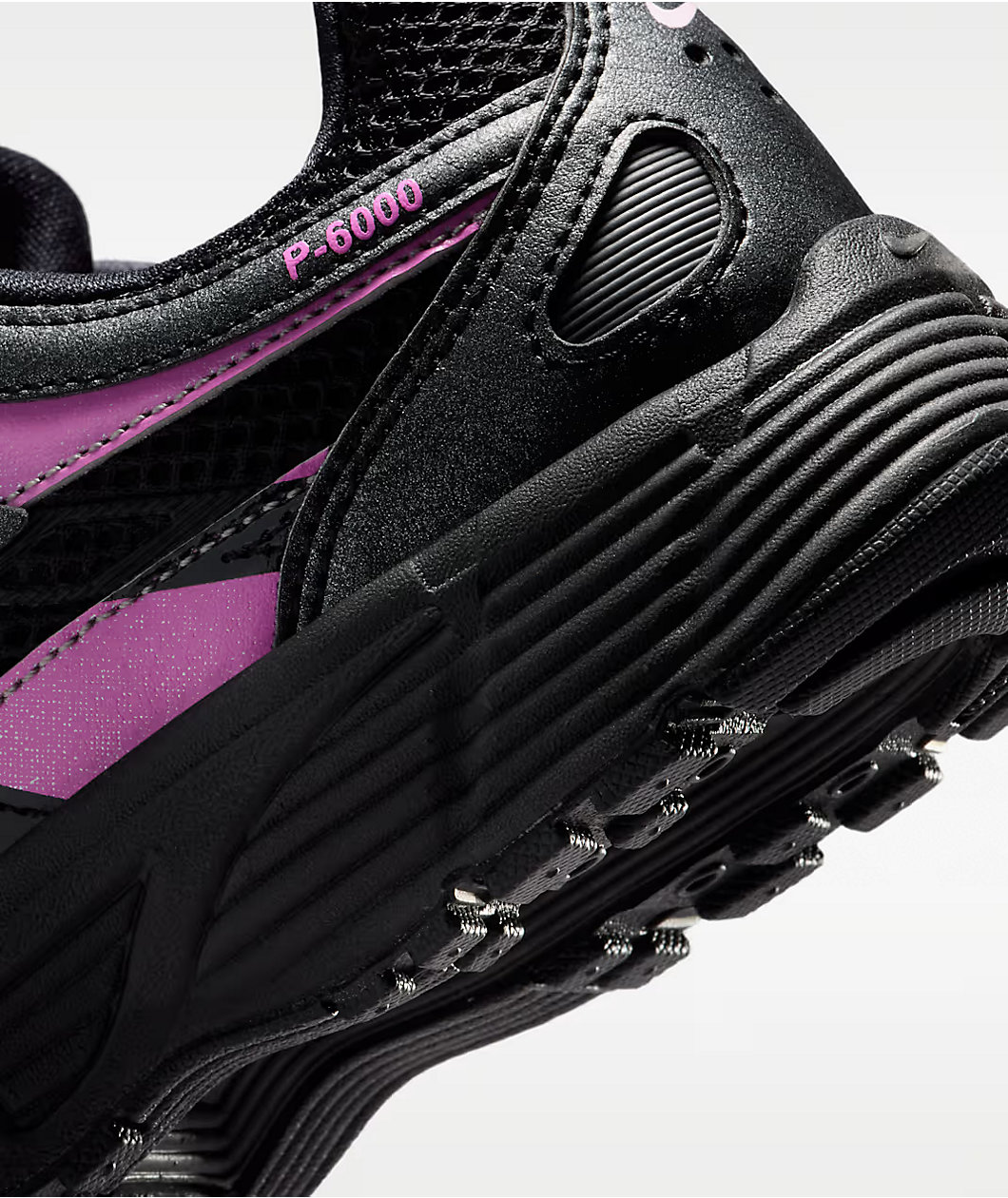 Nike Kids P-6000 SE Black & Pink Shoes