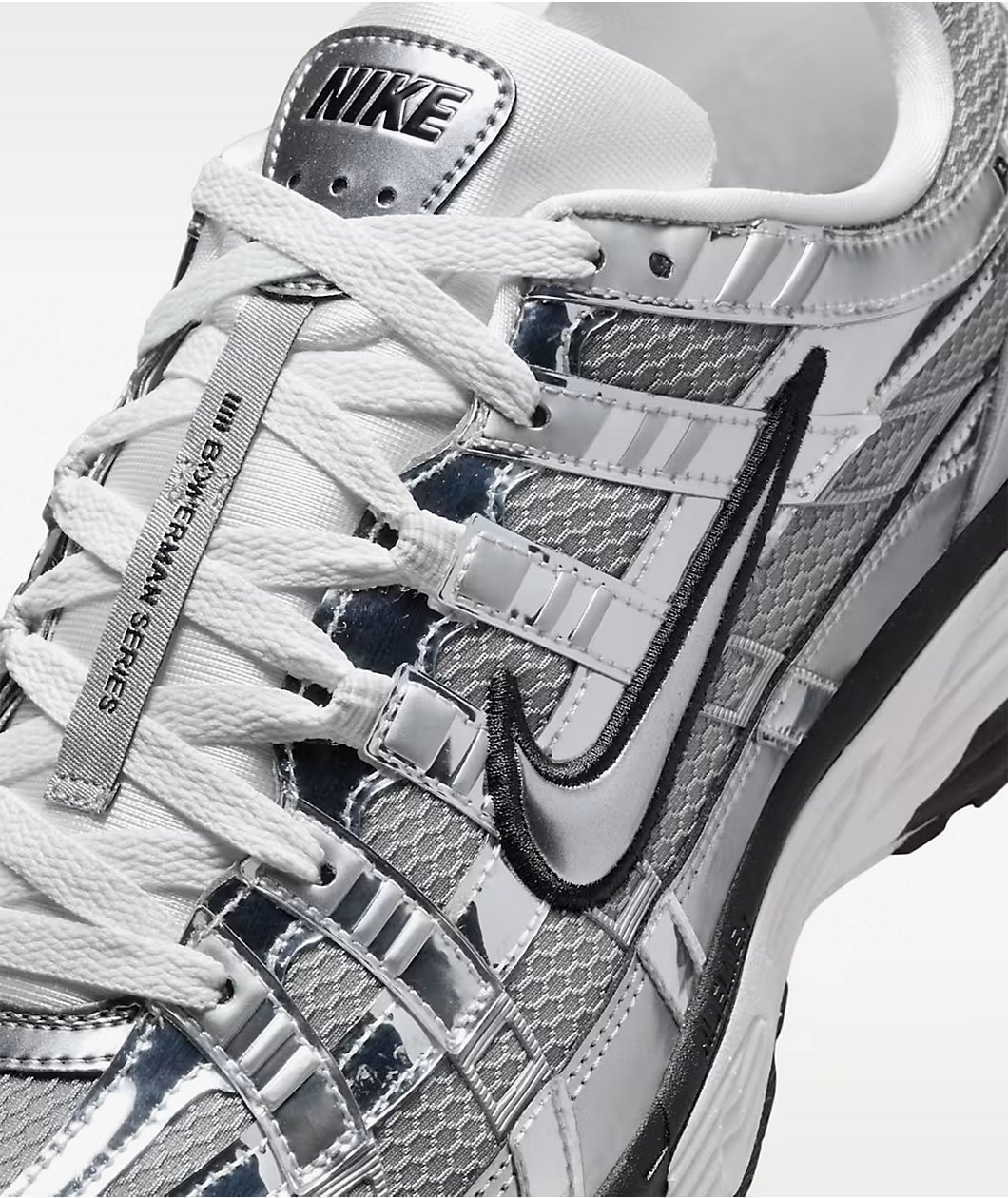 Nike P-6000 Metallic Silver Shoes
