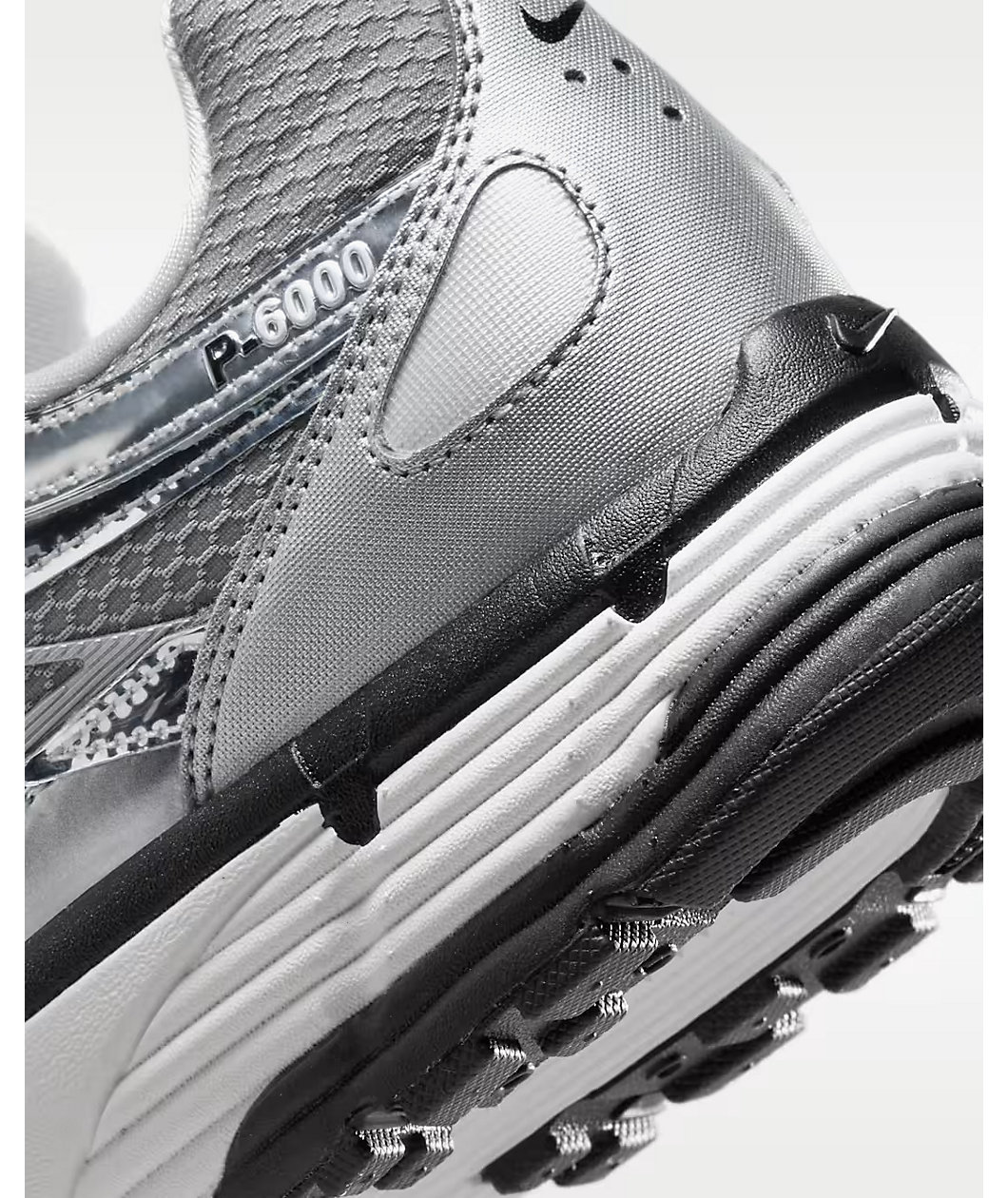 Nike P-6000 Metallic Silver Shoes