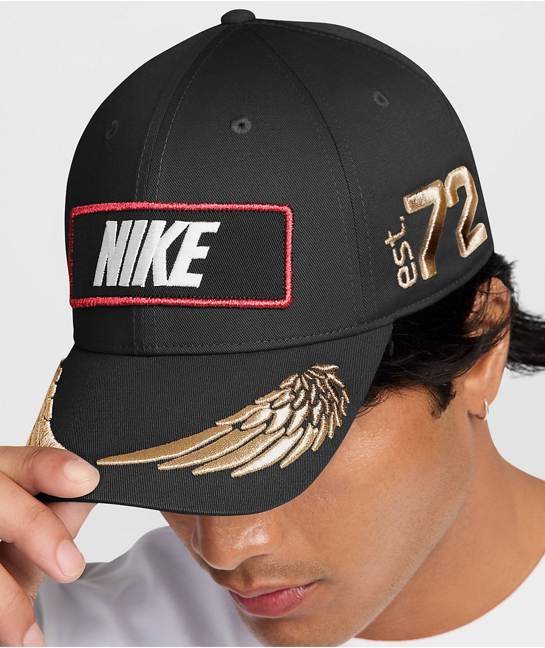 Nike Racing Club Black Strapback Hat