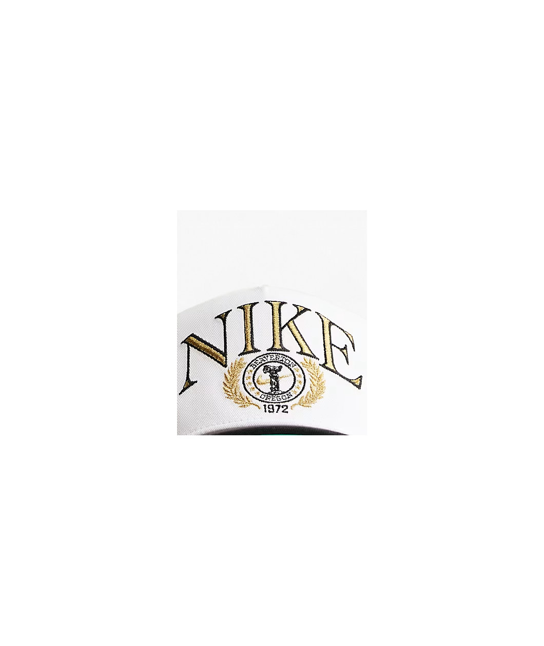 Nike Rise Structured A-Frame White & Black Snapback Hat