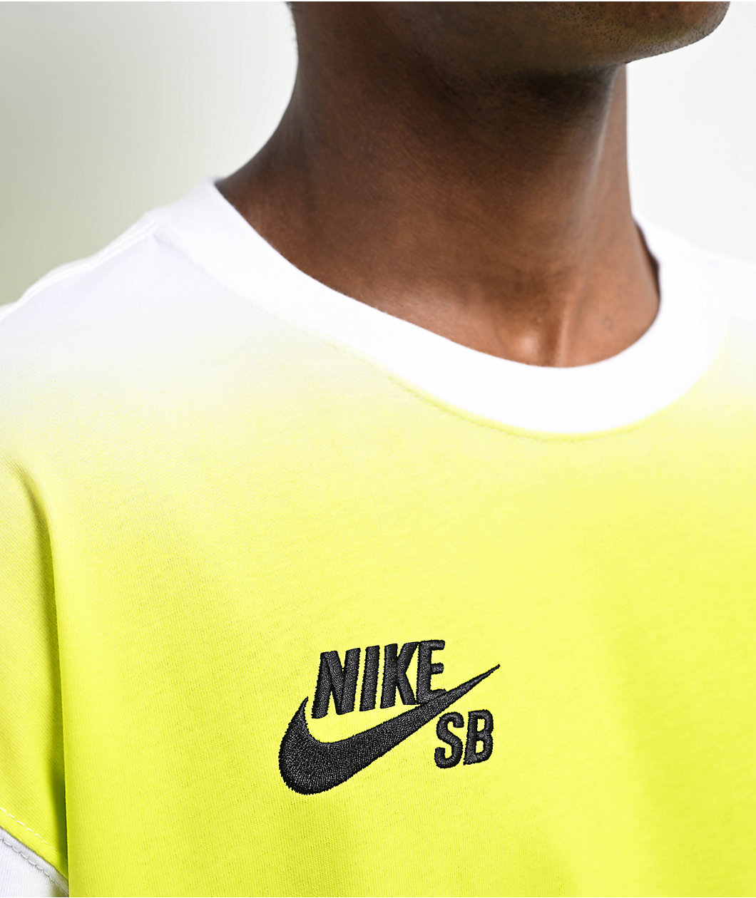 Nike SB Agnostic Olympics White & Yellow Long Sleeve T-Shirt