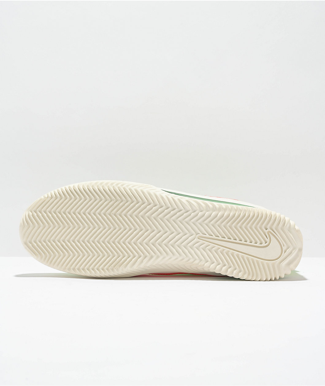 Nike SB BRSB Ghost Green, Crimson & Orange Skate Shoes