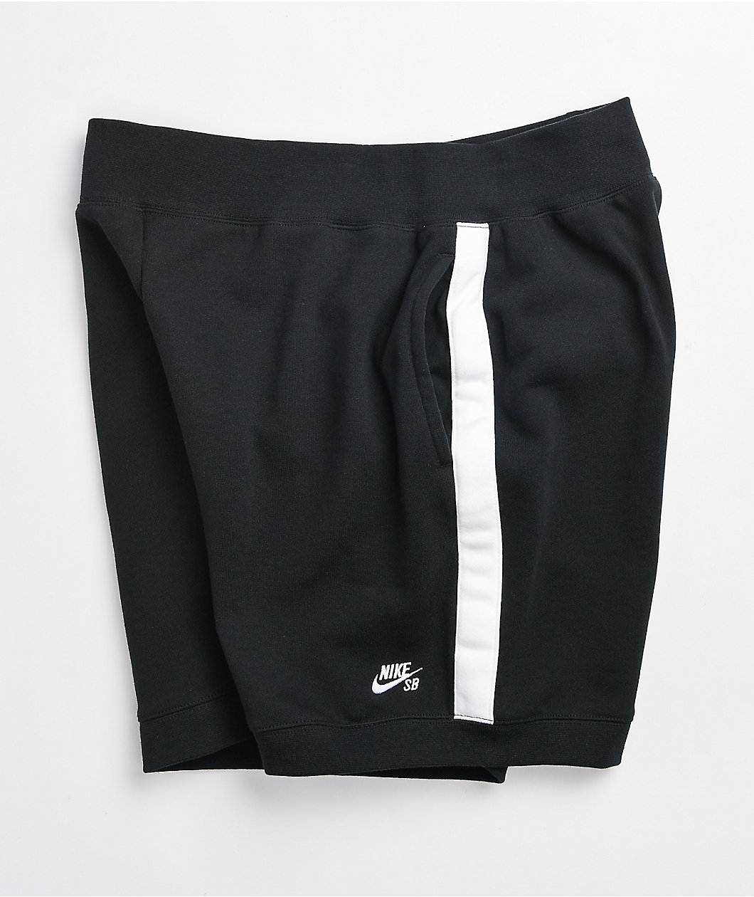 Nike SB Black & White Fleece Sweat Shorts