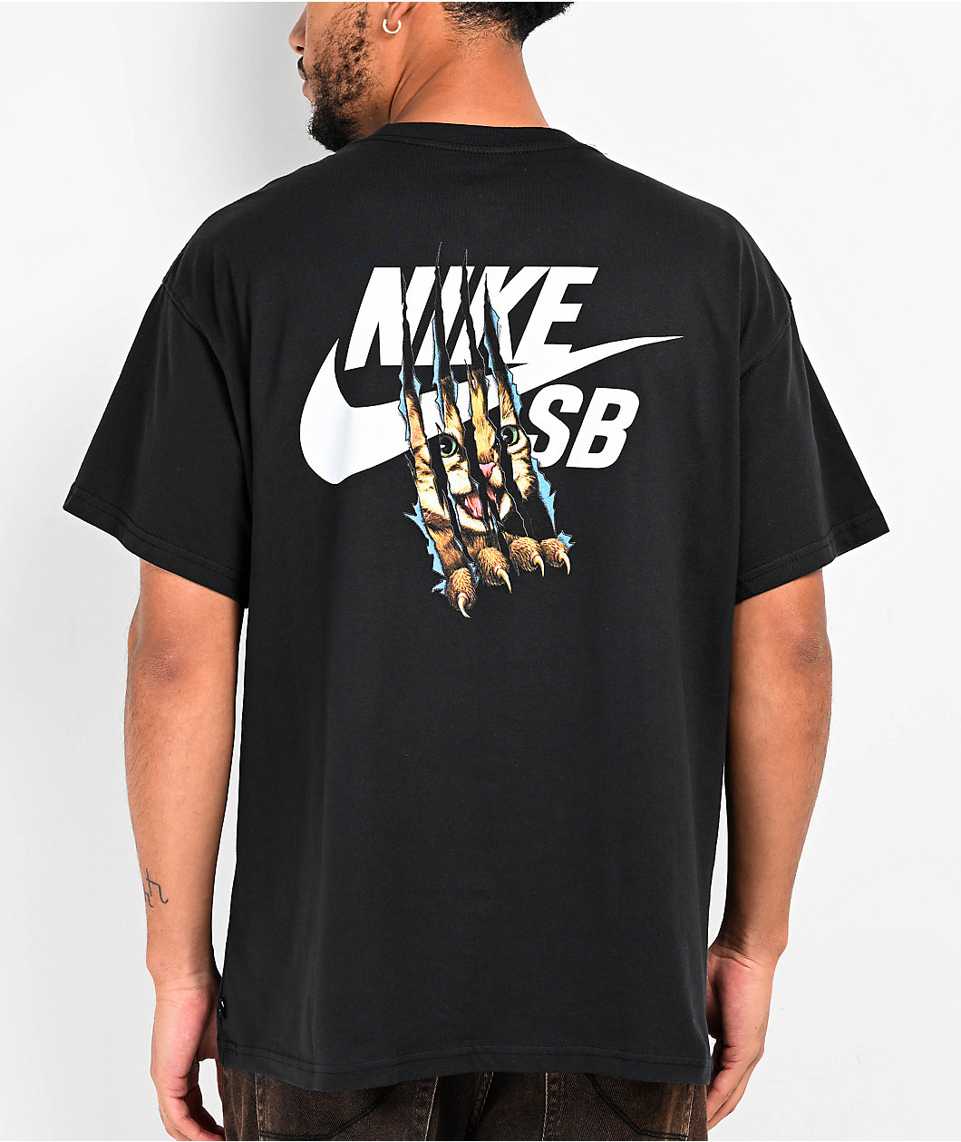 Nike SB Cat Scratch Black T-Shirt