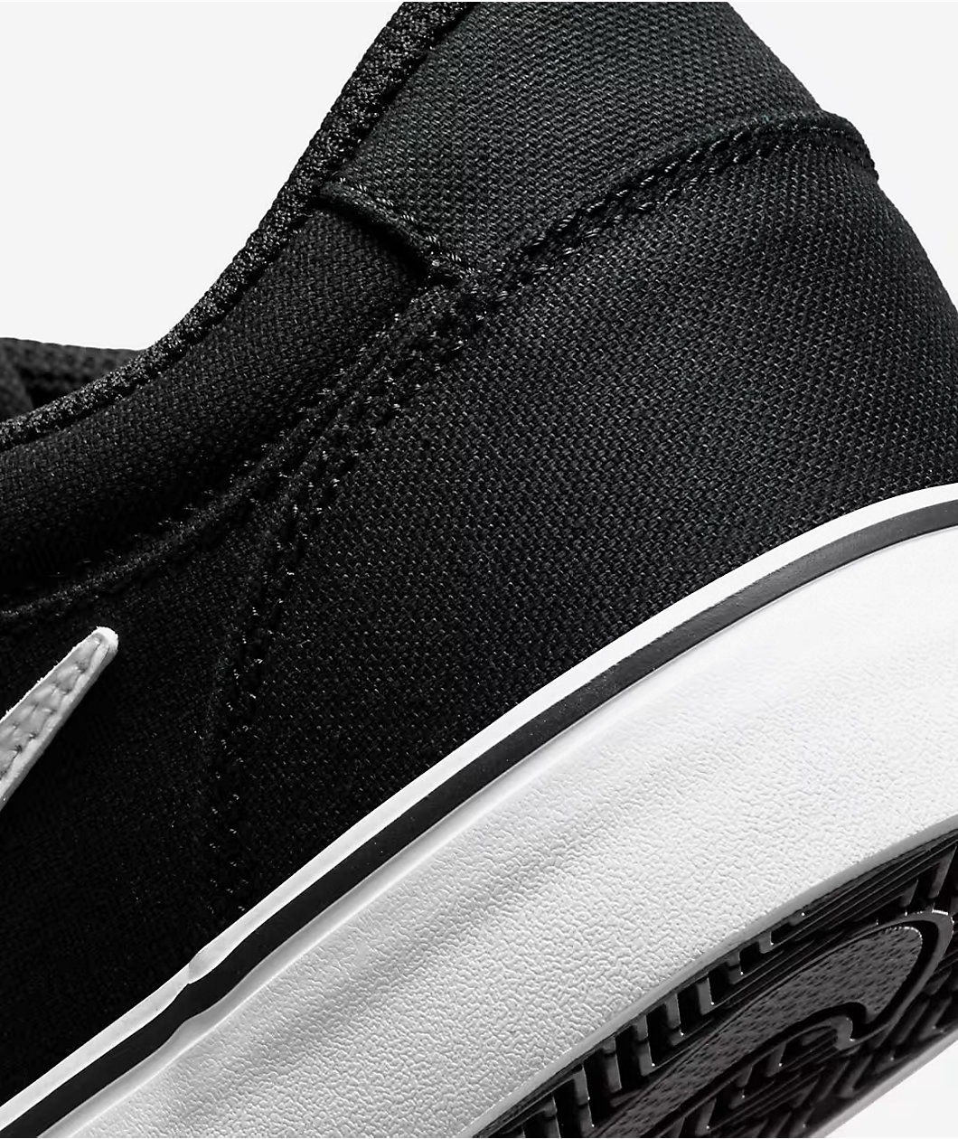 Nike SB Chron 2 Black & White Skate Shoes