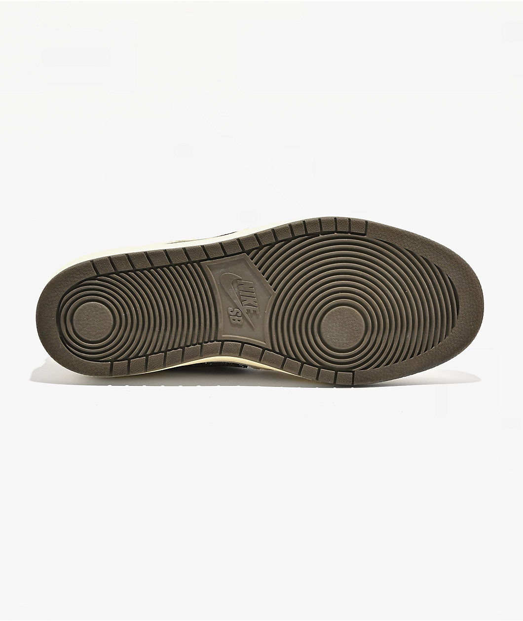 Nike SB Code 58 Beige & Green Skate Shoes