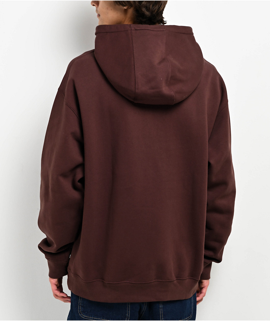 Nike SB Corporate Skateboarding Brown Hoodie