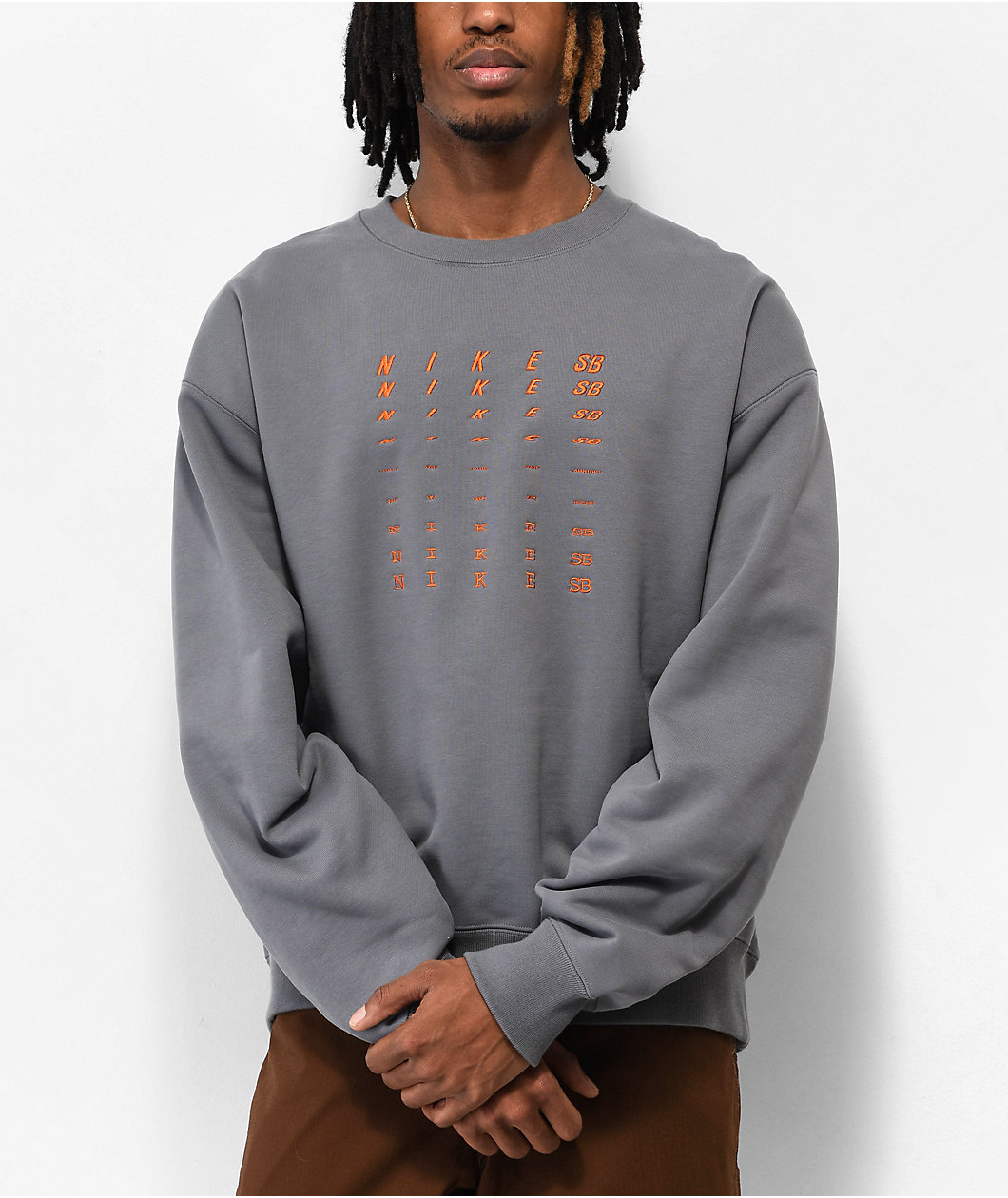 Nike SB Fade Smoke Grey Crewneck Sweatshirt