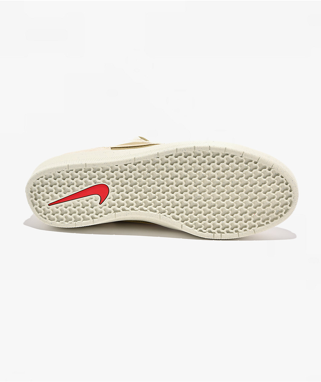 Nike SB Force 58 Coconut Milk, Neutral Olive & University Red Skate Shoes