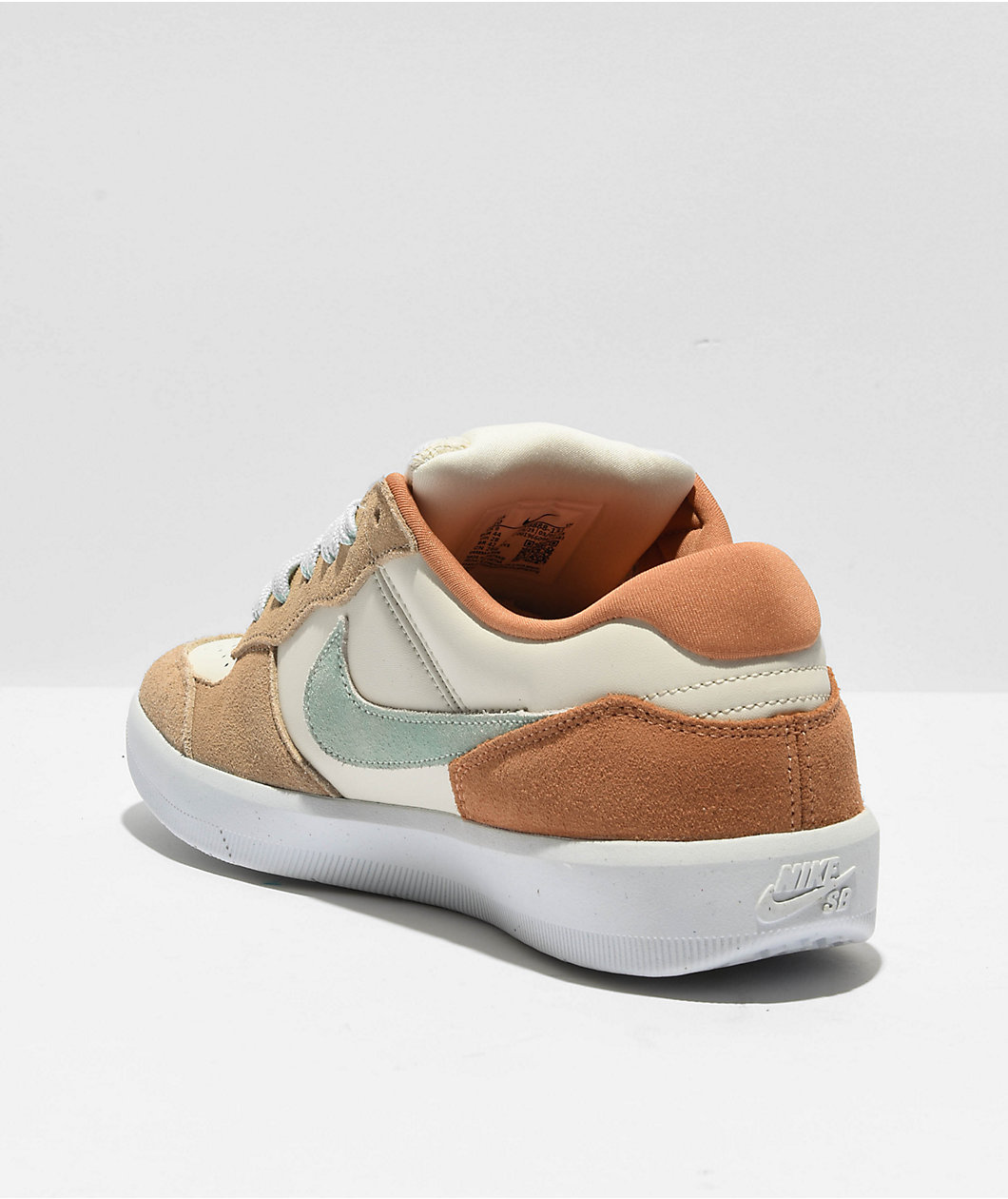 Nike SB Force 58 Ivory & Jade Skate Shoes