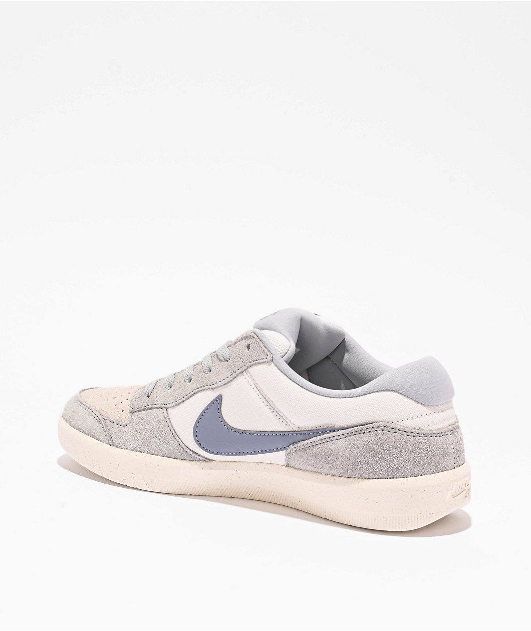 Nike SB Force 58 White, Ashen Slate & Sail Skate Shoes