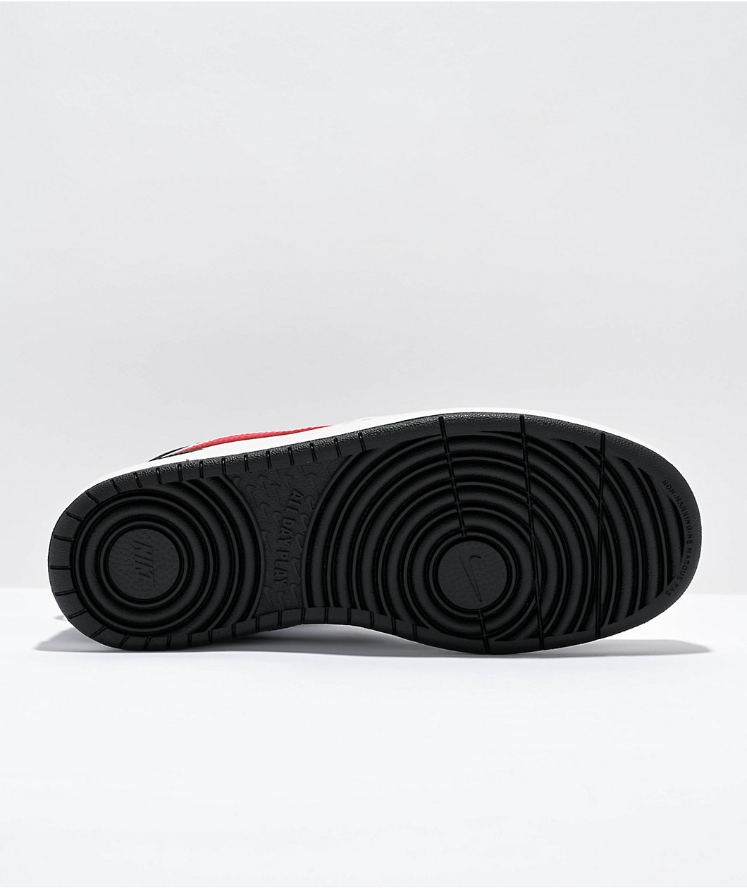 Nike SB Kids Court Borough Mid 2 White, Red, & Black Shoes