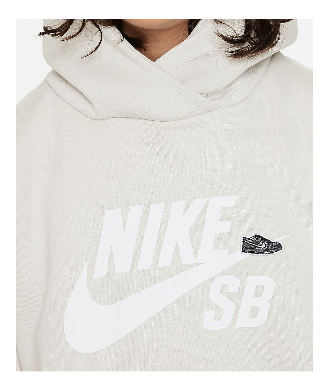 Nike SB Kids Icon White Hoodie