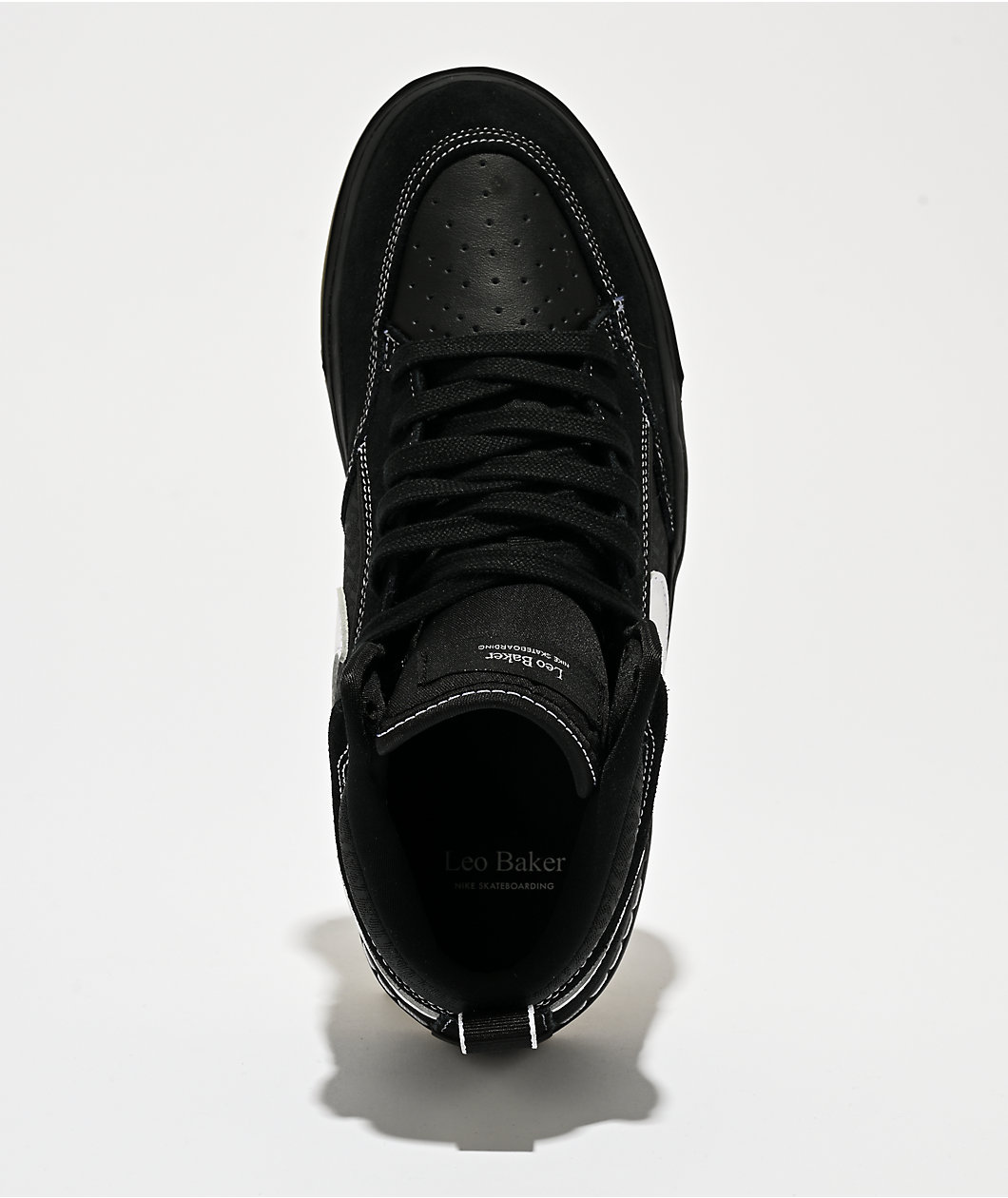 Nike SB Leo React Black & White Skate Shoes