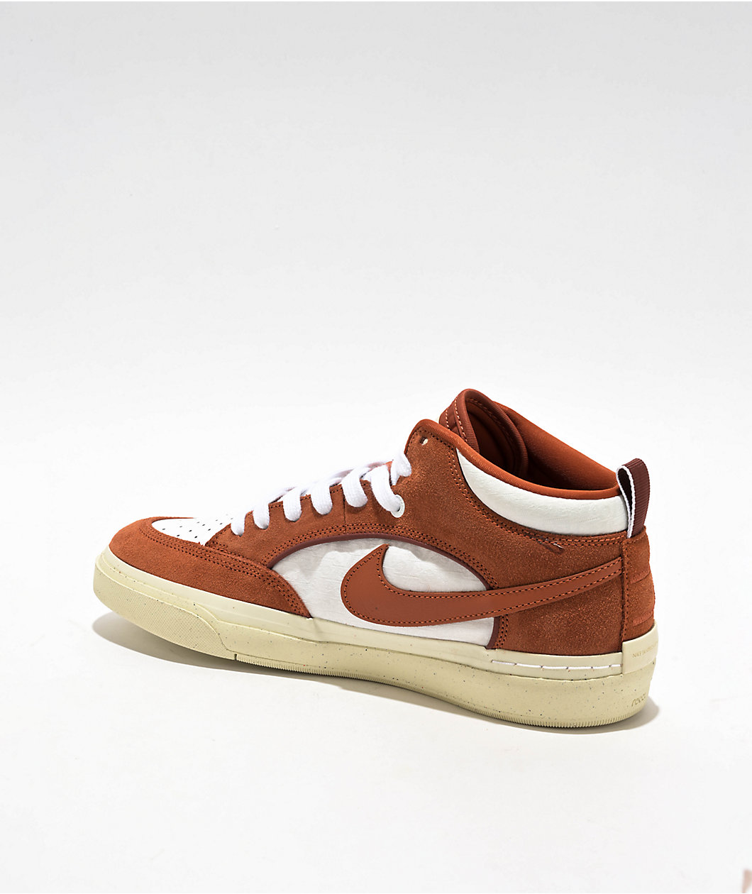 Nike SB Leo React Russet Brown & Coconut Skate Shoes