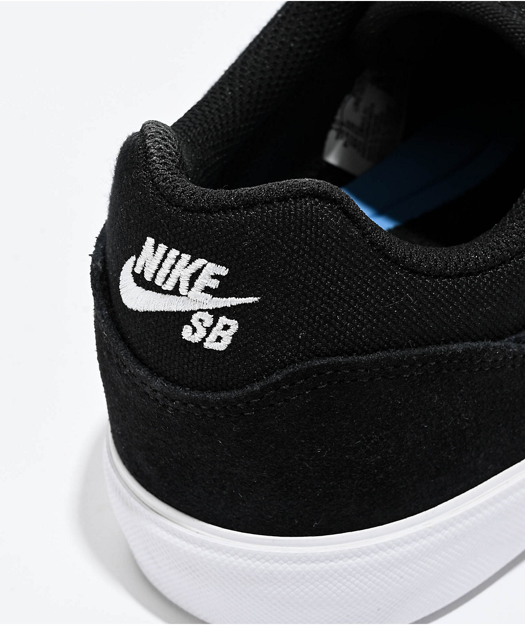 Nike SB Malor Black & White Skate Shoes