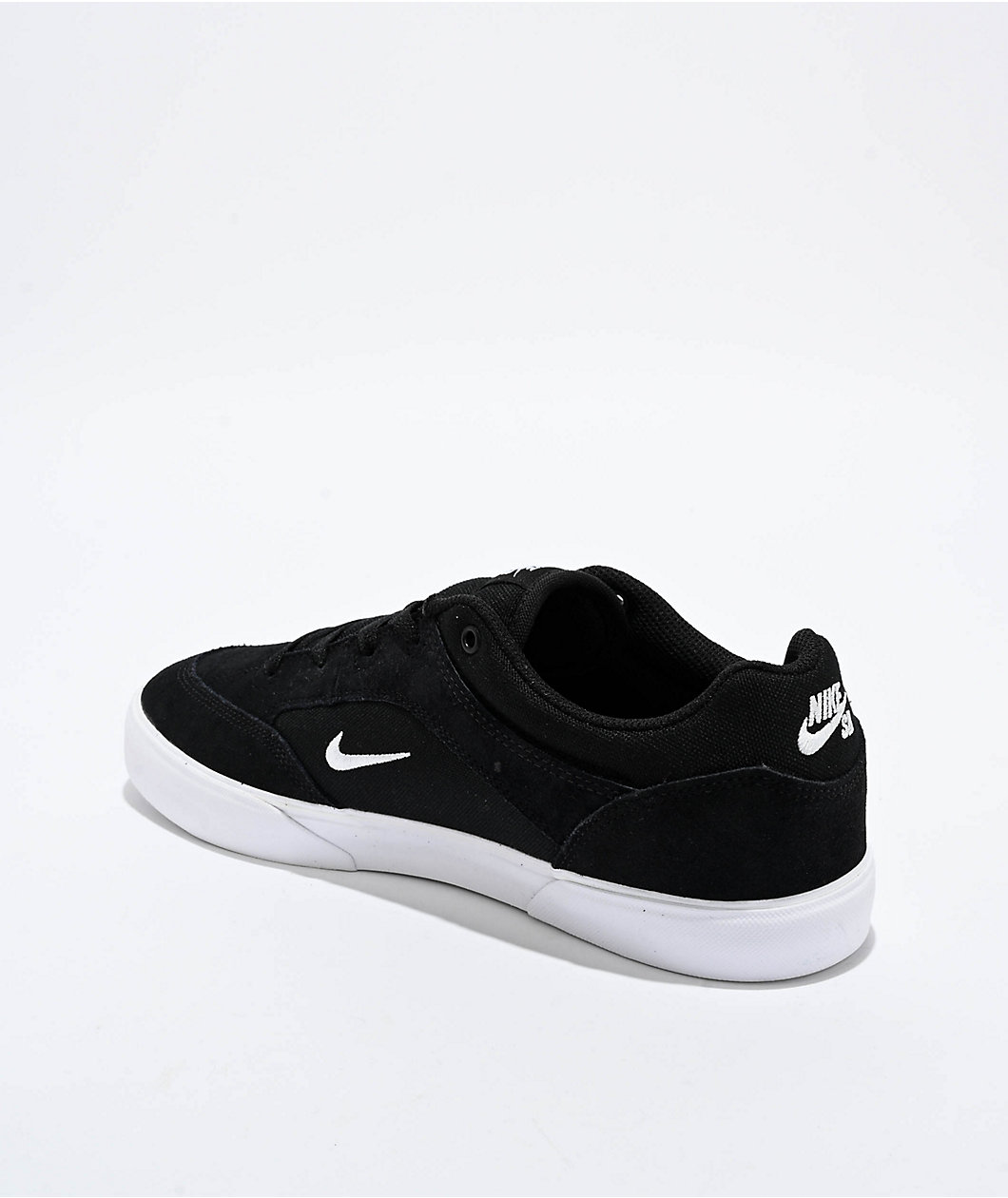 Nike SB Malor Black & White Skate Shoes