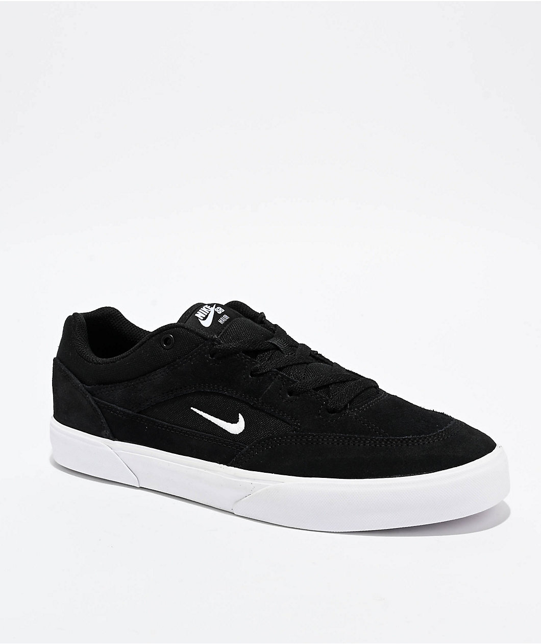 Nike SB Malor Black & White Skate Shoes