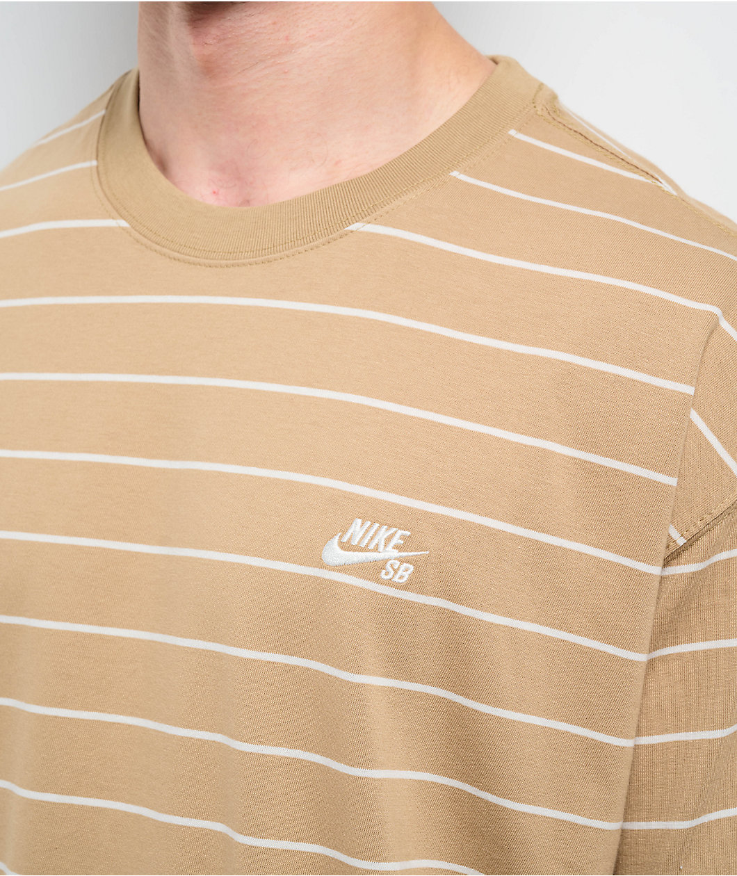 Nike SB Max90 Striped Beige T-Shirt