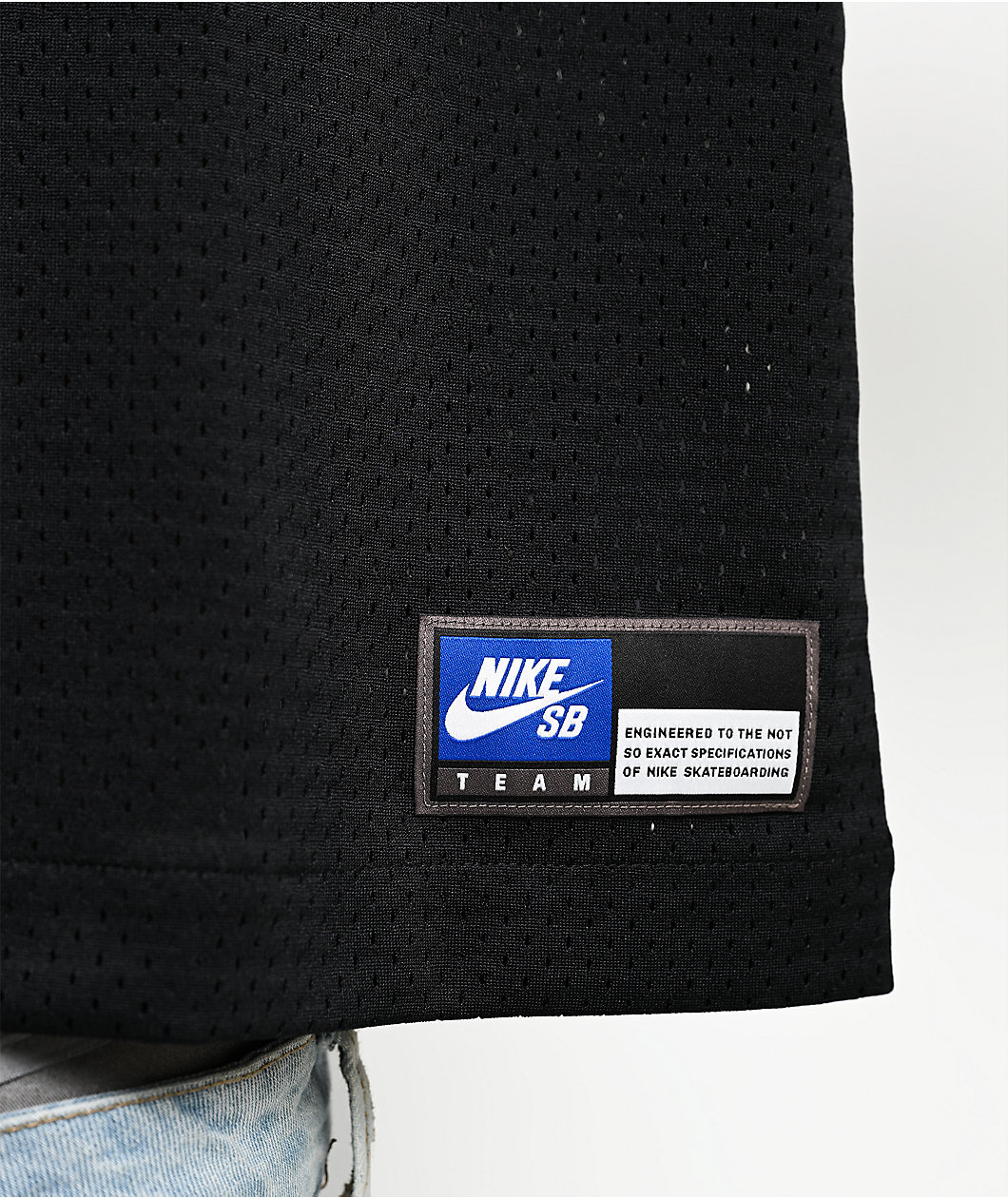 Nike SB Mesh Black Football Jersey