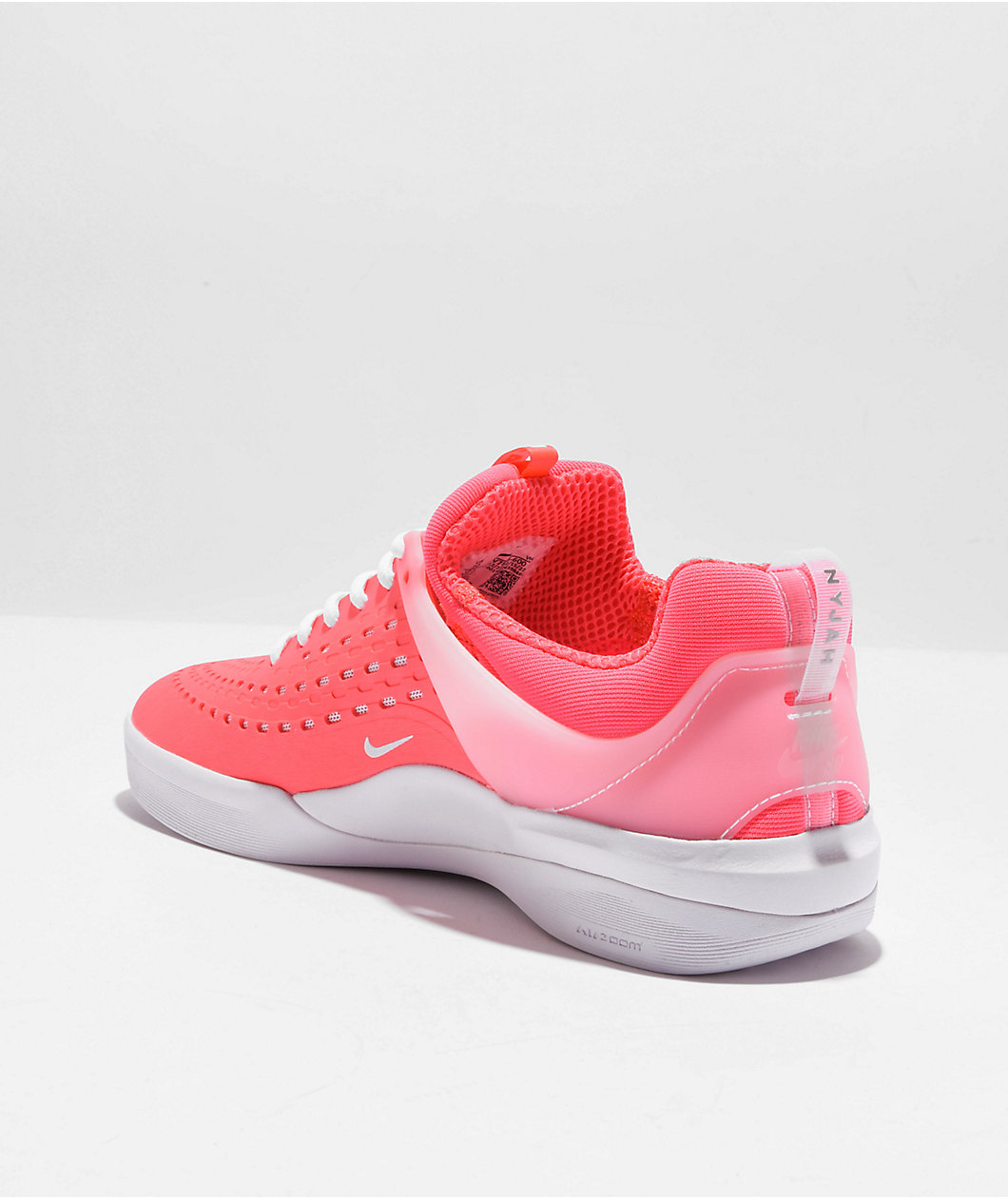 Nike SB Nyjah 3 Hot Punch & White Skate Shoes