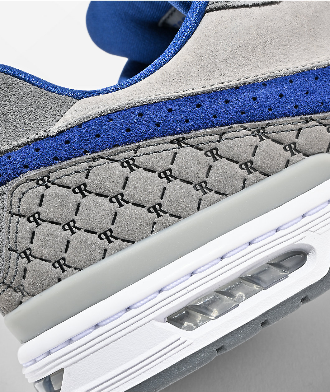 Nike SB P-Rod 1 Zoom Air Low Flint Grey & Royal Blue Skate Shoes