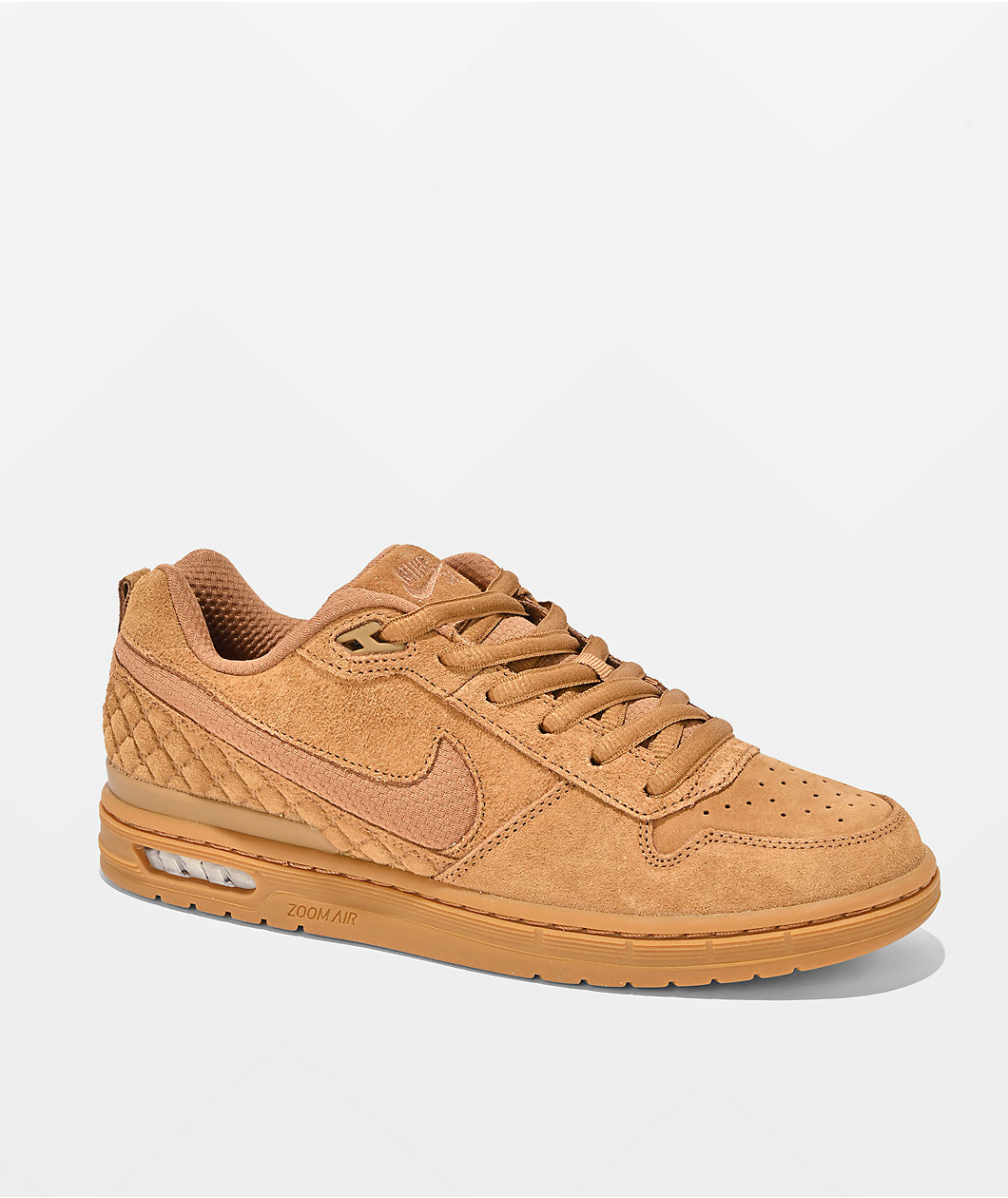 Nike SB P-Rod 1 Zoom Air Low Light British Tan Skate Shoes