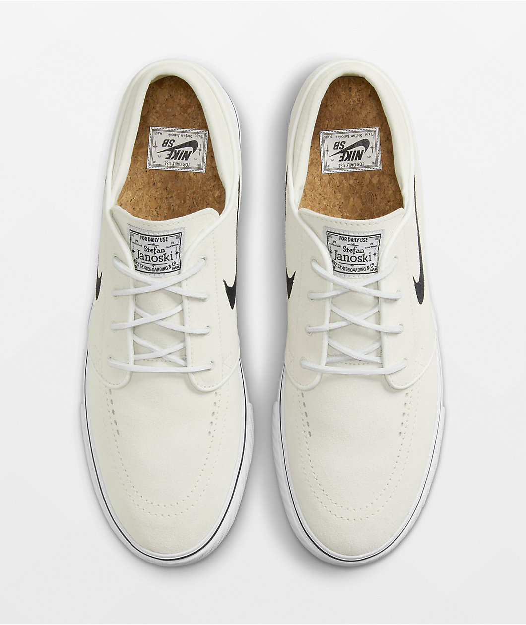 Nike SB Zoom Janoski OG+ Summit White & Black Skate Shoes