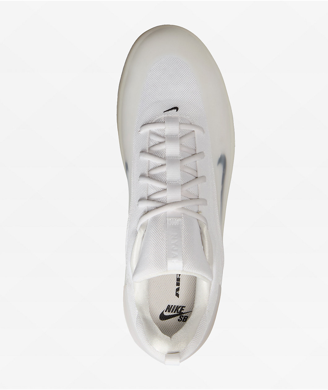 Nike SB Zoom Nyjah 4 White & Black Skate Shoes