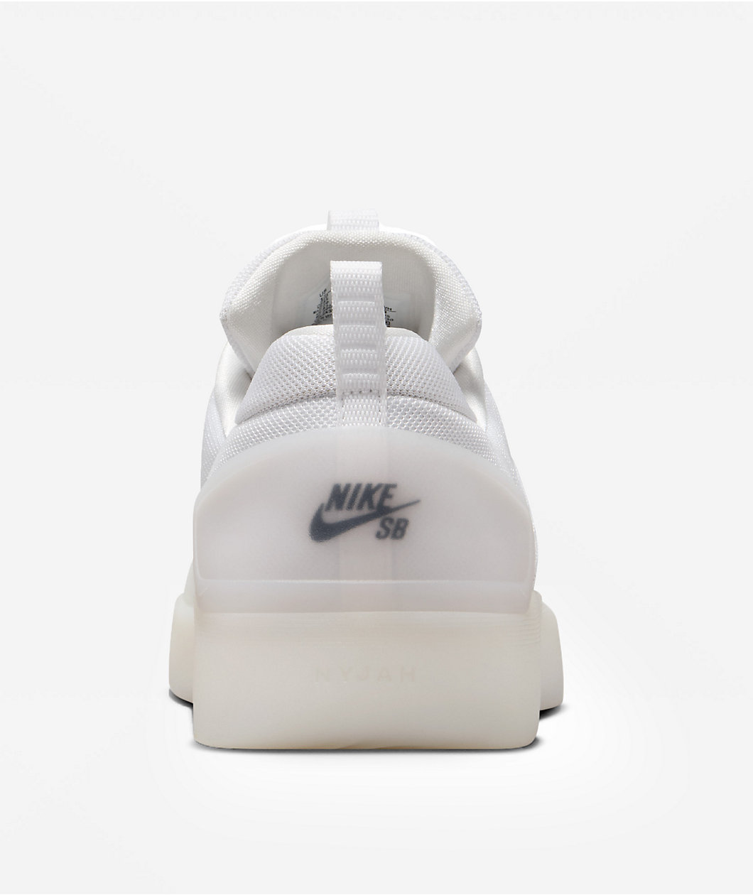 Nike SB Zoom Nyjah 4 White & Black Skate Shoes
