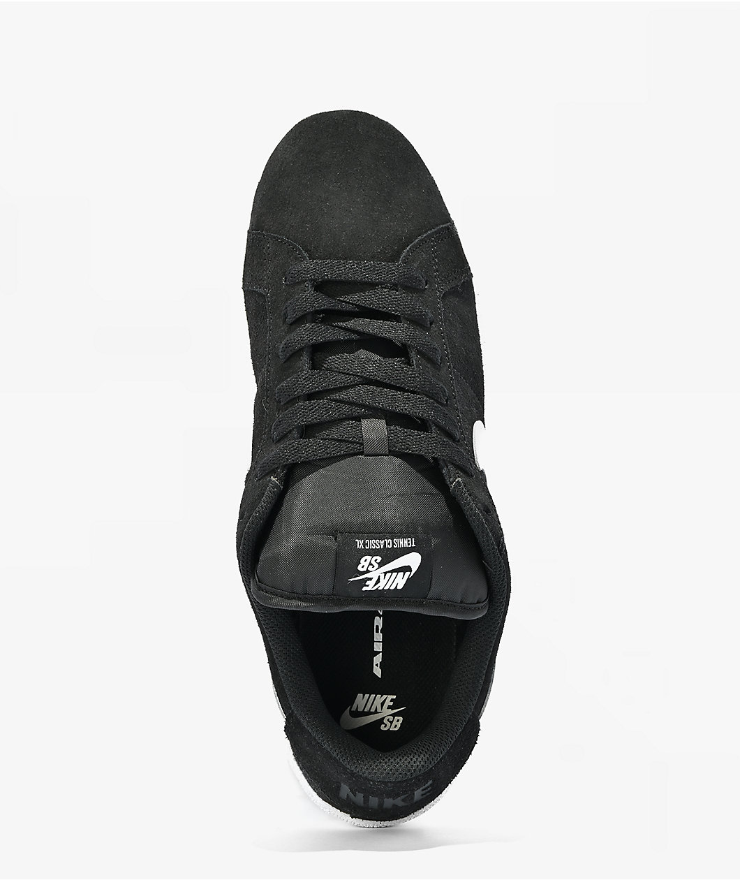 Nike SB Zoom Tennis Classic XL Black & White Skate Shoes