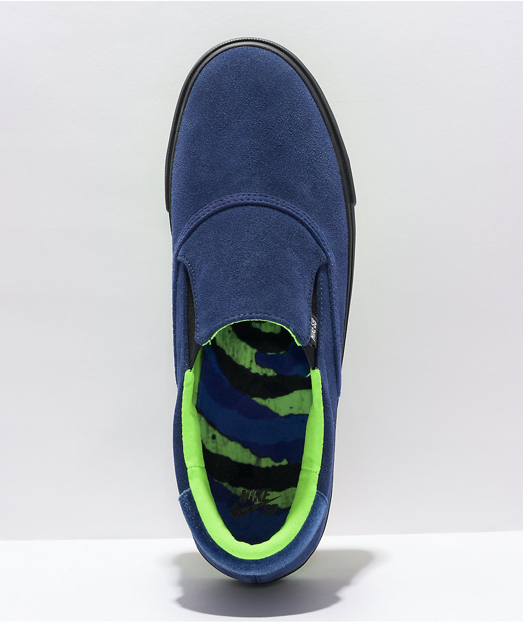 Nike SB x Leo Baker Verona Blue Void &  Black Slip-On Skate Shoes