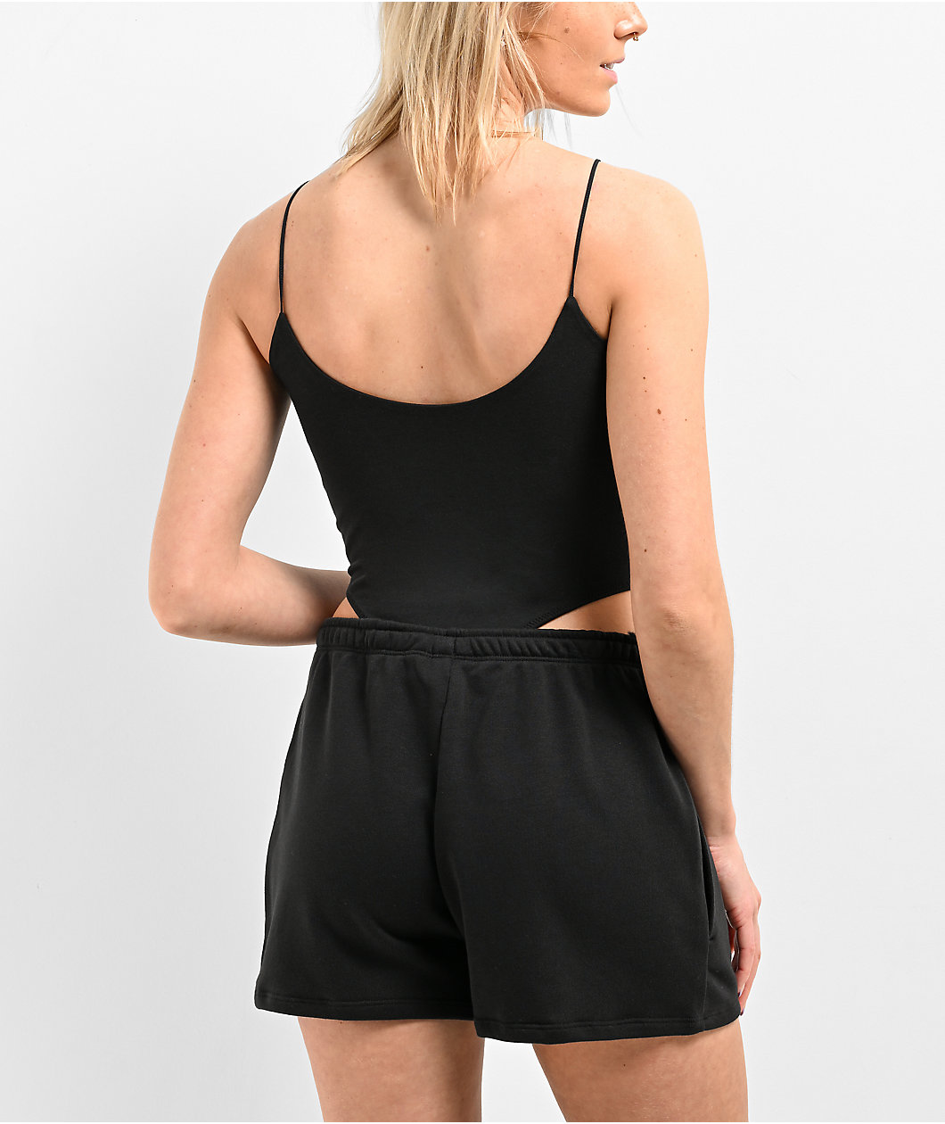 Nike Sportswear Chill Knit Black Cami Bodysuit