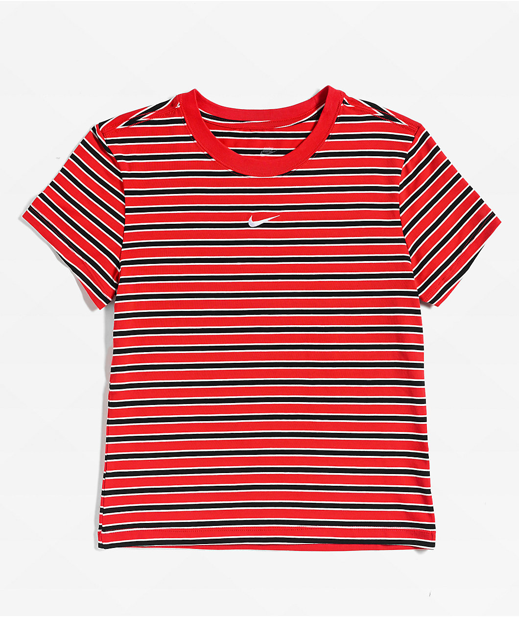 Nike Sportswear Chill Striped Red Knit T-Shirt