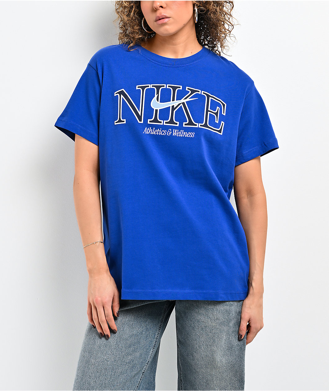 Nike Sportswear Classic Blue Oversized T-Shirt