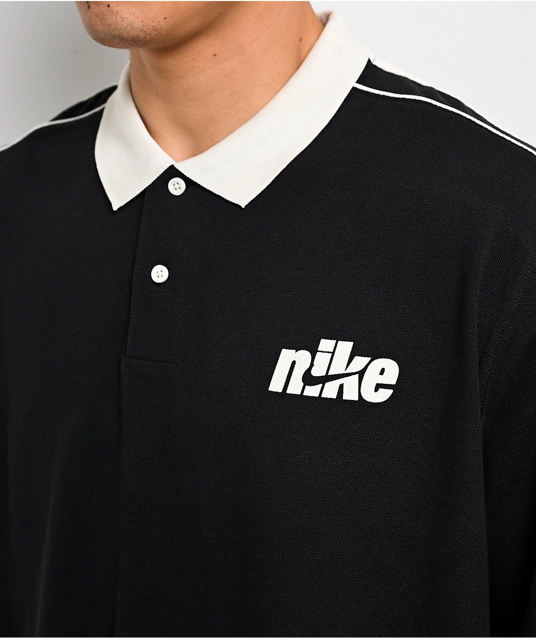 Nike Sportswear Club Black Polo Shirt