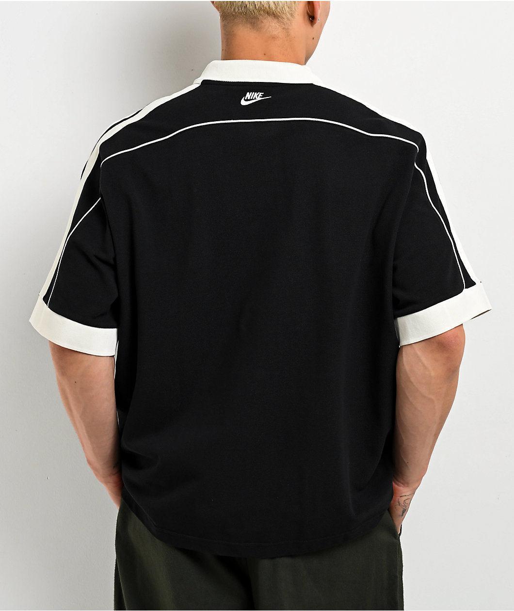 Nike Sportswear Club Black Polo Shirt