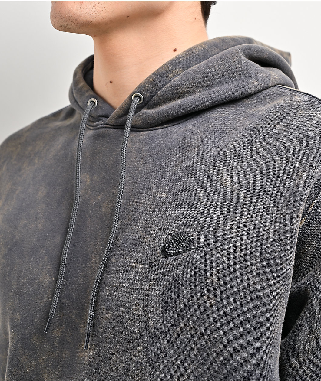 Nike Sportswear Club Black Wash Hoodie