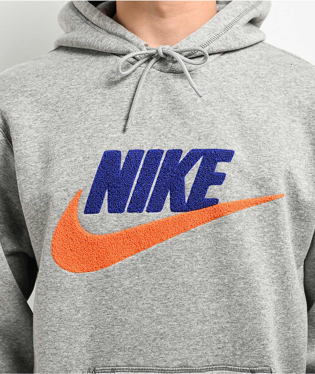 Nike Sportswear Club Fleece BB Heather Grey Hoodie