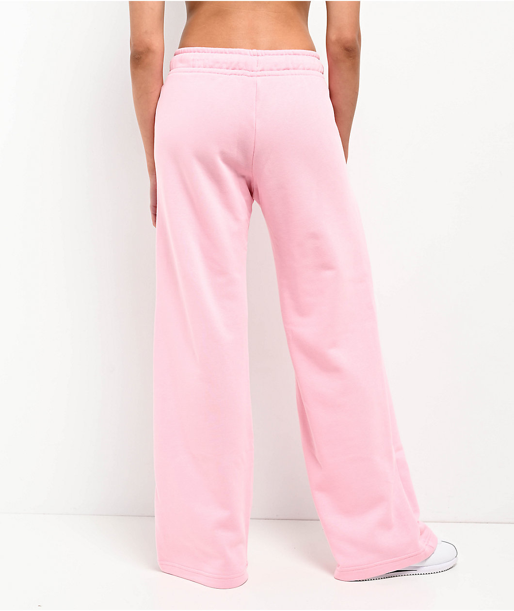 Nike Sportswear Club Fleece Beyond Pink Mid Rise Wide Leg Sweatpants