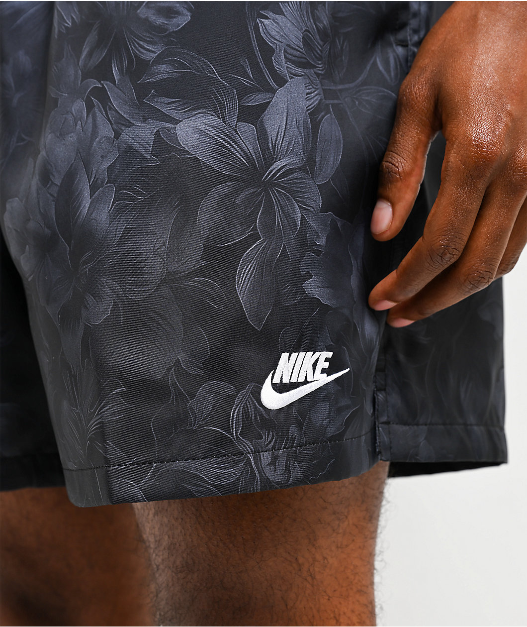Nike Sportswear Club Floral Black Board Shorts