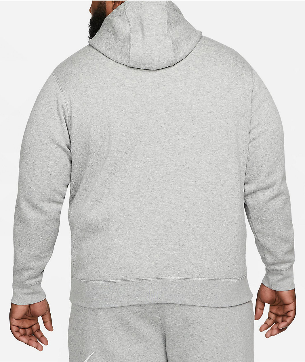 Nike Sportswear Club Grey & White Hoodie