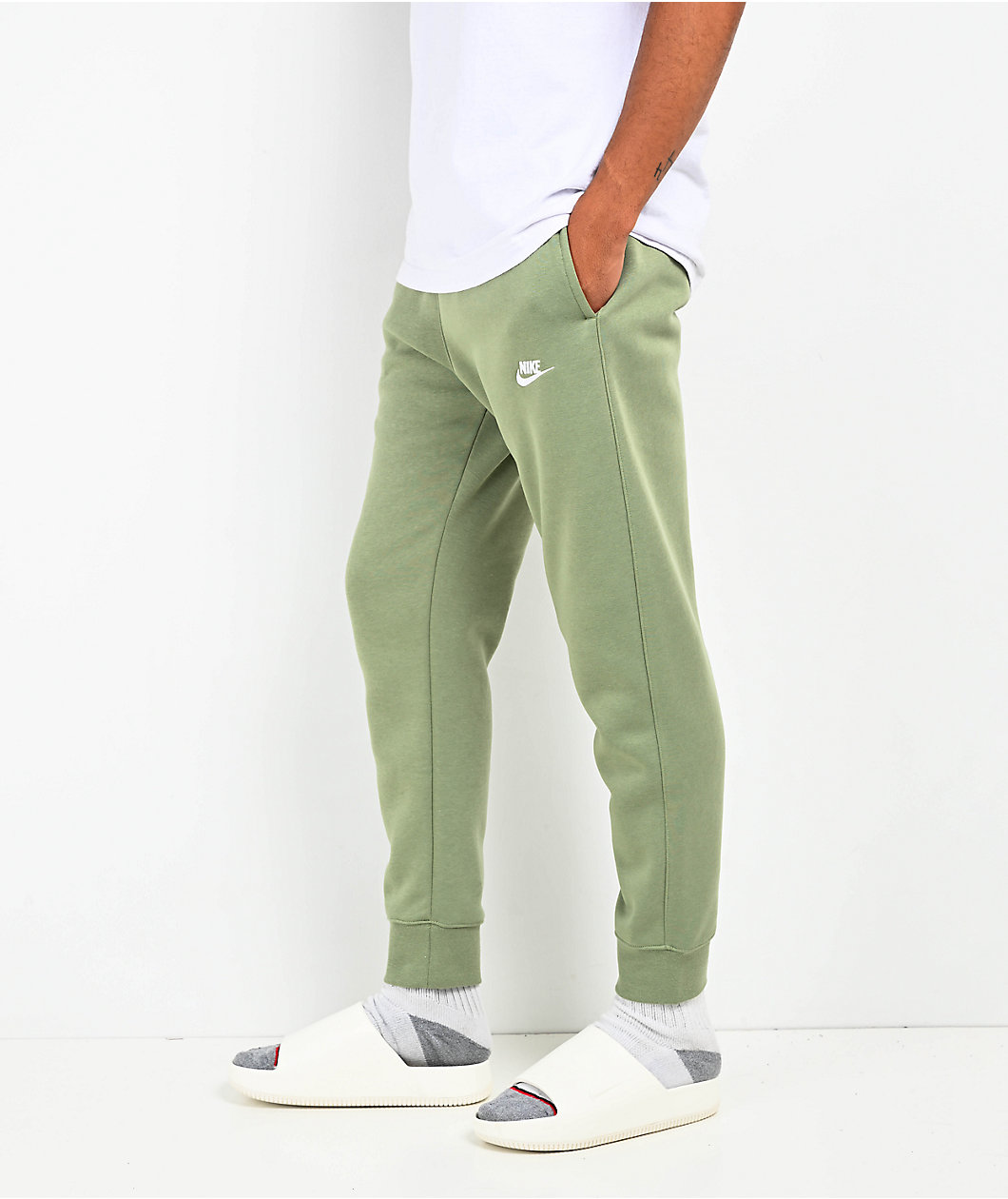 Nike Sportswear Club Oil Green Jogger Sweatpants