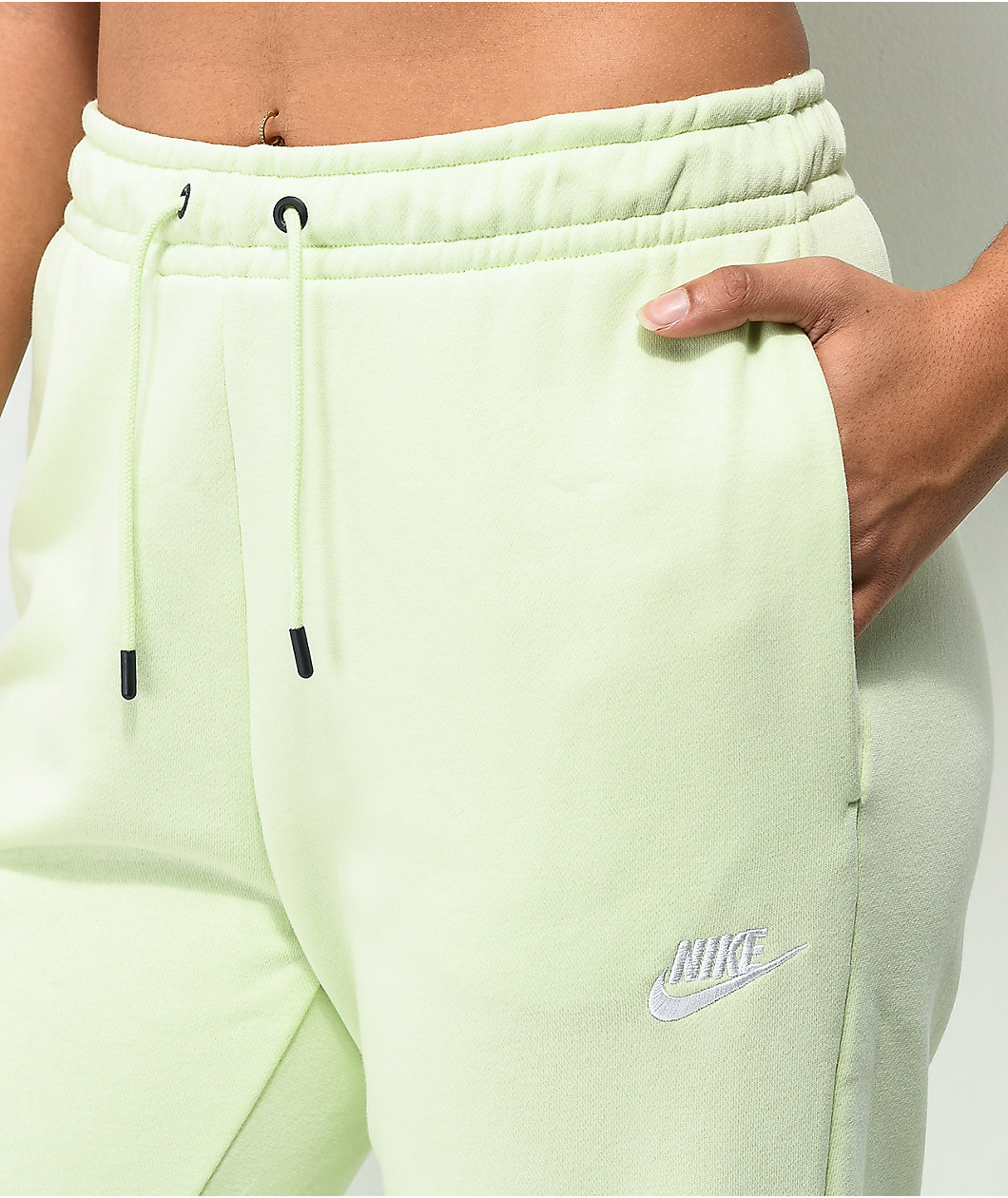 Nike Sportswear Essential Fleece Lime Sweatpants