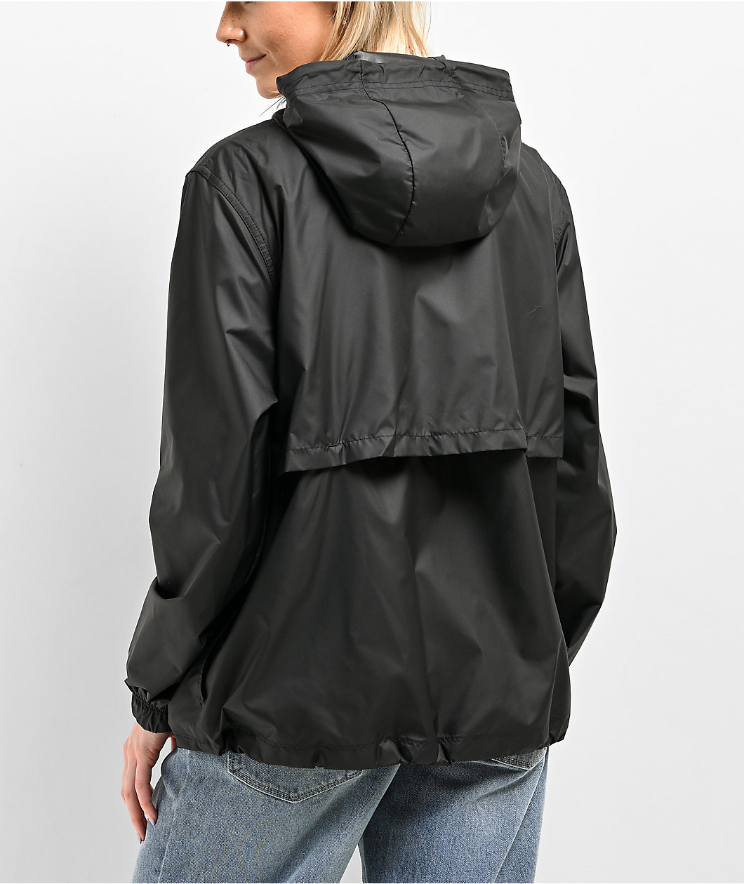 Nike Sportswear Essential Repel Black Zip Windbreaker Jacket